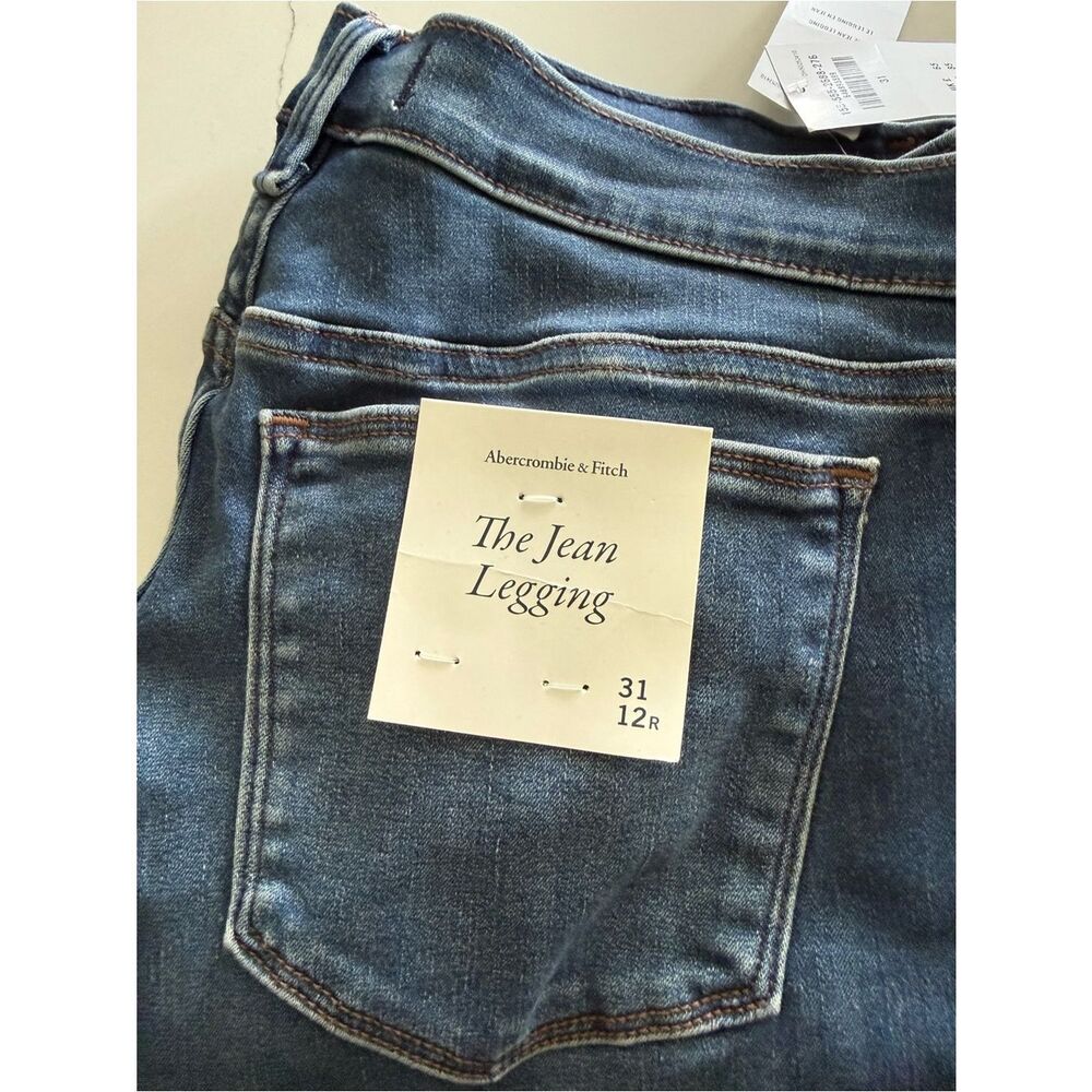 Abercrombie & Fitch Blue Denim “The Jean Legging” | Women’s 31/12R